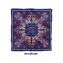 Binbir Gece 70 70cm Bandana/fular Çok Renkli