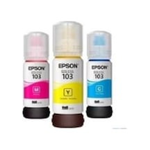 Epson 103 Ecotank L3266 3 Renk Sarı Mavi Kırmızı Mürekkep Seti