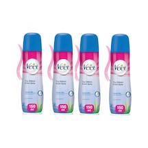 Veet Tüy Dökücü Sprey Krem Hassas Ciltler 150ML / 4 Adet