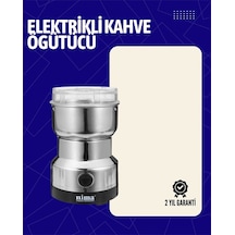 Elektrikli Sessiz Kahve Öğütücü Çok Fonksiyonlu 200w Ab Fişli Kolay Temizlenir Diğer