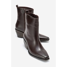 Luvishoes Luvi Shoes Lexıa Kahverengi Cilt Hakiki Deri Kadın Western Bot Kahverengi
