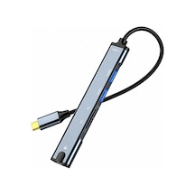 Type-c Çok Fonksiyonlu Hub Adaptör, Usb 2.0 Tf Sd Kart Okuyucu Ve 3.5mm Ses Girişli Otg Çevirici, Telefon Tablet Uyumlu, Klavye Mouse Usb Bellek İçin N806a