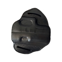 Rigor Universe El Yapımı Hakiki Deri Kemer Kılıfı Süet Sırtlı Siyah Sol El - Glock 43 43x Uyumlu