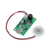 Micro Usb Ultrasonik Nem Üretici Devre Seramik Disk Transducer 5v 2w Soğuk Buhar Sis Duman Atomizer