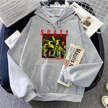 Beyaz Ezmek Kille Spazz Yok Hoodies Band Komik Grafik Dera Mujerkadı Gri
