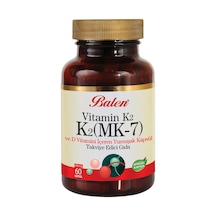 Balen K2 Mk7 Vitamin K2 Ve D Vitamini 450 Mg 60 Kapsül