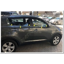 Kia Sportage Krom Cam Çıtası 2010-2015 4 Parça Paslanmaz  Çelik