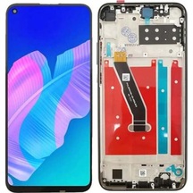 Huawei Uyumlu P40 Lite E Lcd Ekran Dokunmatik Çıtalı Gümüş