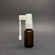 10ml Kahverengi Ağız Spreyli Şişe, 24 Adet, Oral Sprey, Ecza Şişesi, Boş Cam Şişe