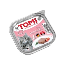 Tomi - 988 - Kedi Karidesli Alüminyum Yaş Mama - Kmrsfres - 100gr Pate
