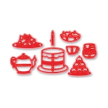 Pasta Temalı Patchwork Baskı Seti Resim Klişesi 8 Parça Diğer