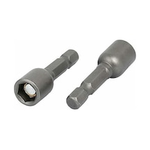 8x45mm Lokma Bits Adaptör - Manyetik Somun Adaptörü 10 Adet