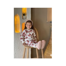 Veramoni Consept Trend Kız Çocuk Ayıcık Alt-üst Takım kahverengi