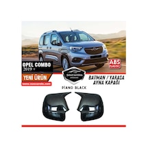 Opel Combo 2019 Sonrası Uyumlu Batman Yarasa Ayna Kapağı Piano Black Abs Plastik Sağ Sol Takım 00 Şüscaroto Aksesuar