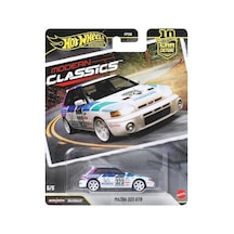 Hot Wheels Premium Mazda 323 Gtr - Car Culture Modern Classics Beyaz 1/64 Diecast Model Araba Çok Renkli