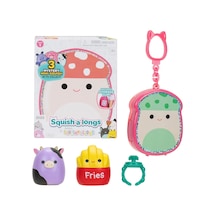 Mey İthalat Squish-a-longs 3 Figür + Yüzük Çantalı Sürpriz Paket Seri 1