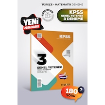 2026 Kkpss Genel Yetenek 3 Deneme Sınavı 180 Soru Tamamı Video Çözümlü