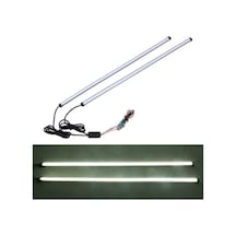 Sones 45 Cm 12 W 3014-smd Led 720lm Araba Ampul Dönüş Sinyali Otomatik Ters Lamba Gündüz Çalışan Işık Kaynağı