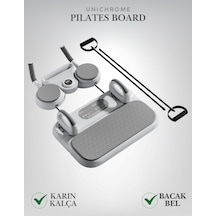 Ev Tipi Tekerlekli Pilates & Fitness Egzersiz Istasyonu Şınav, Mekik, Direnç Bandı, Spor Aleti