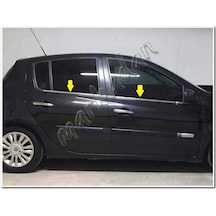 Woc Chrome Renault Clio 3 Hb Krom Cam Çıtası 2006-2011 4 Parça  Pa