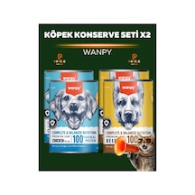 Wanpy Köpek Konserve Tavuk & Sığır 4 Adet