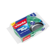 Vileda Tırnak Koruyuculu Çizmez Bulaşık Süngeri 2 x 2 Adet Yeşil