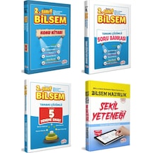 Editör Yayınları 2. Sınıf Bilsem Hazırlık Kitapları Seti 4 Lü  Set