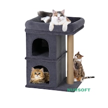 Lumina Çift Yuvalı Teraslı Kedi Uyku Ve Oyun Alanı