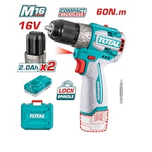 Total M16 16 V 2.0 AH 60 NM TDLI16682 Li-Ion Akülü Kömürsüz Matkap Total M16 16 V 2.0 AH 60 NM TDLI16682 Li-Ion Akülü Kömürsüz Matkap