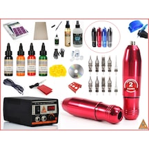 Xl-5340B Hybrıd Tattoo Pen Dövme Makinası Seti - Mabuchı Motor