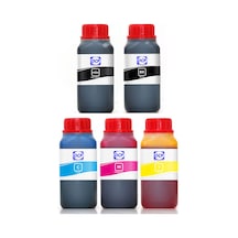 OCP Canon imagePROGRAF iPF825 MPF M40 Uyumlu Yazıcı Mürekkep Seti 250ml 5 Renk