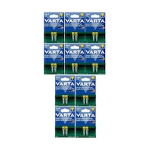 Varta 56703 800 mAh Blister AAA Ni-MH Şarj Edilebilir İnce Kalem Pil 2 x 10'lu