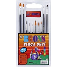 Brons Fırça Seti Sulu Boya Ve Yağlı Boya 10 Lu  Br-248