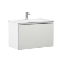 Orka Terme 60 Cm Mdf Kaşmir Banyo Dolabı Alt Modül Ve Lavabo Çok Renkli