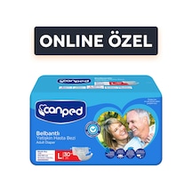Canped Belbantlı Hasta Bezi Büyük 30'lu - 3 Adet Tarı Diğer