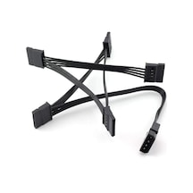 Molex to 5 Sata Power Kablo Ide 4 Pin Sata 15 Pin Sata Güç Kablos