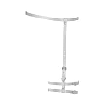 Suntek Bel Uyluk Jartiyer Punk Moda Bacak Kemer Parti Festivali Beyaz