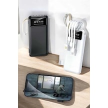 20.000 Mah Led Işıklı Lcd Ekran Usb Girişli Type-c Lightning