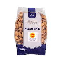 Metro Chef Antep Fıstığı 250 G 130-140 Kalibre Tuzlu Kavrulmuş Kabuklu Tarı