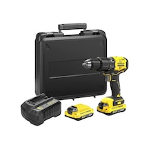 Stanley SBD715D2K 18V 2.0 Ah V20 Li-ion Çift Akülü Kömürsüz Darbeli Matkap + Vidalama