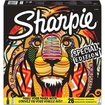 Zekicocuk Sharpie Fine Permanent Markör 26 Lı Aslan