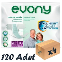 Evony Yetişkin Hasta Bezi Extra Büyük Boy XL 120 Adet