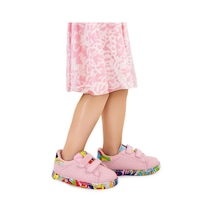 Kiko Kids Perforated Cırtlı Işıklı Kız Bebek Spor Ayakkabı Pembe
