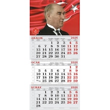 2026 Yılı Gemici Takvimi-atatürk Ve Türk Bayrağı
