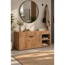 Sulorahome Ayakkabılık Dolabı Kahverengi 90 Cm Kahverengi - Atlantik Çam