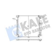 Klima Radyatörü - Fiat Fullback - Kale-354015