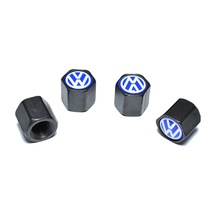 Volkswagen Passat B5 1997-2005 Metal Sibop Kapağı 4 Adet Mavi-beyaz