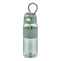 Shotay Şeffaf Kapaklı Şeritli Trıtan Matara Turkuaz 800 Ml.
