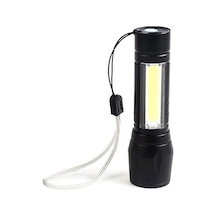 Vexor Cep Feneri Mini Çok Güçlü Şarjli El Feneri Led Fener Xpe + Cob Led Diğer