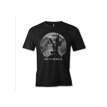 Death Note - Moon 2 Siyah Erkek Tshirt